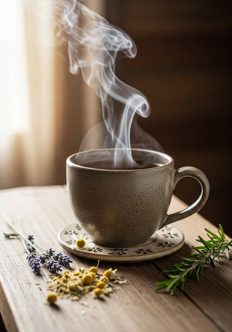 Cup of Flower Power tea
